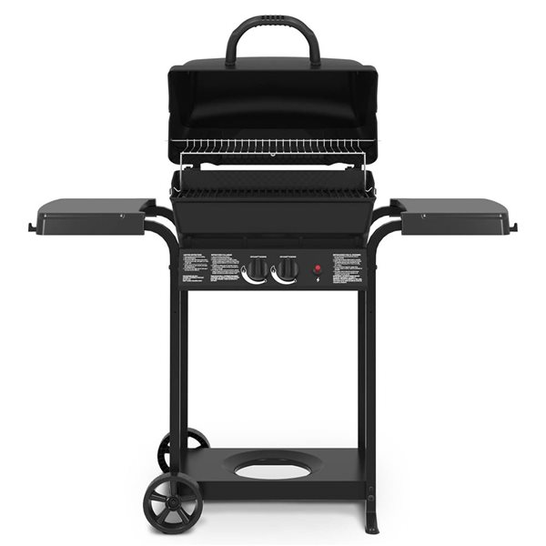 Huntington 2-Burner 25,000 BTU Cast Aluminum Propane Gas Barbecue