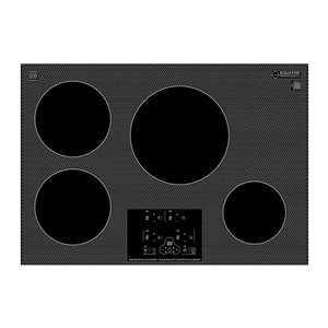 Equator Advanced Appliances 30-in Built-In 4-Burner Induction Cooktop w/ Power Boost Keep Warm 240 V/7400 W