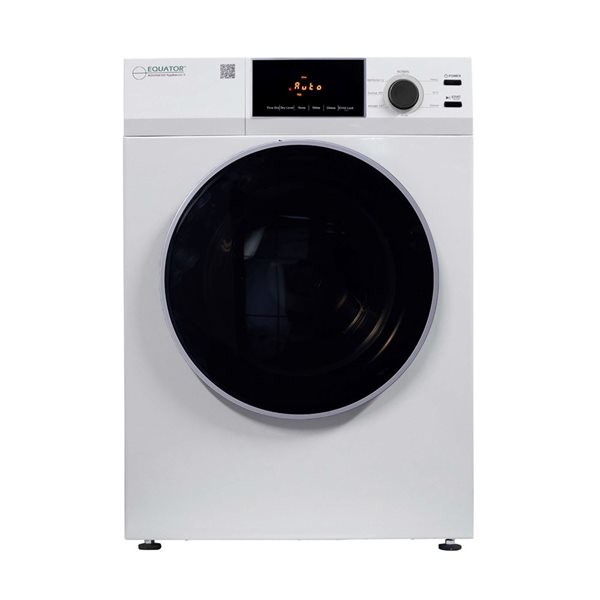 Equator Advanced Appliances 24-in 220 V Vented Sensor Dryer Sanitize 4-ft³ Touch Control Digital - White