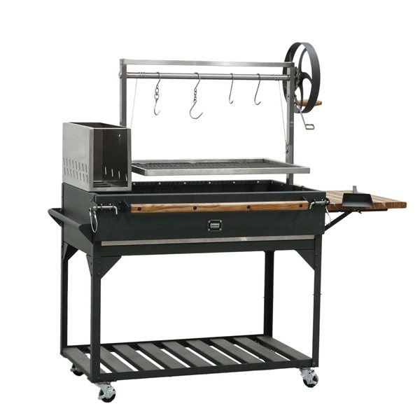 Backyard Discovery Santa Maria 25-in W Black Gaucho Charcoal Grill
