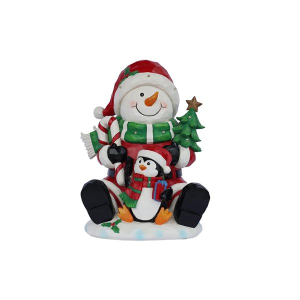 Ornement de pingouin en argile polymère, cadeau de pingouin, étiquette Ornement de pingouin en argile polymère, cadeau de pingouin, étiquette