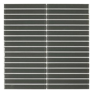SpeedTiles 2x Faster Eucalyptus 6-Pack Green 12 x 12-in Glossy Glass Peel and Stick Tile