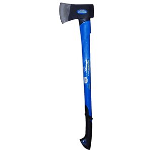 Hache de bûcheron ProYard à tête en acier forgé 3,5 lb et manche en fibre de verre 36 po