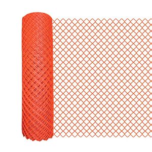 ProYard 4 x 50-ft Warning Barrier Fence Heavy Duty Diamond Mesh - Orange