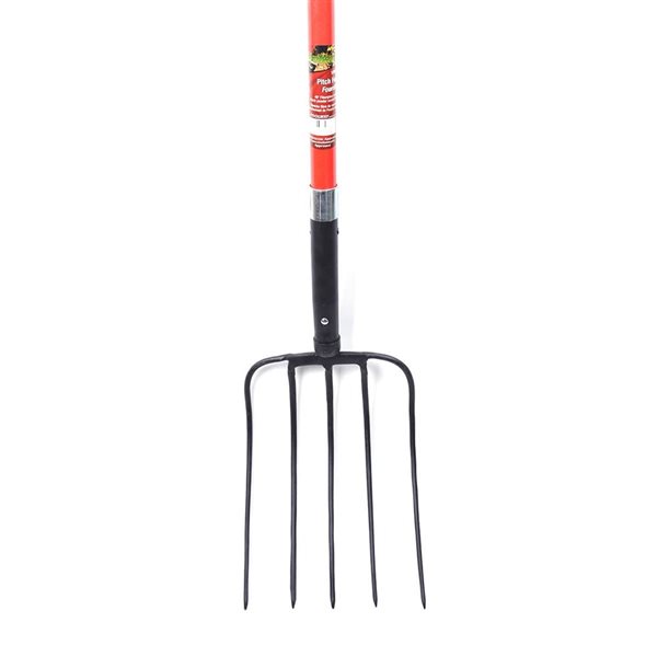 ProYard 48-in 5-Fork Forged Steel Manure Fork with Fibreglass Handle