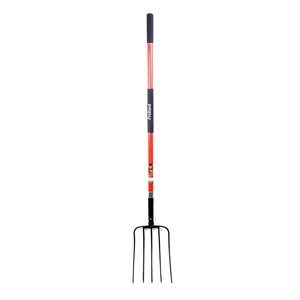 ProYard 48-in 5-Fork Forged Steel Manure Fork with Fibreglass Handle
