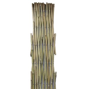 ProYard Natural Bamboo Expandable Garden Trellis Plant Support - 36 x 72-in