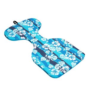 Aqua-Leisure Blue and White Fabric and Foam Pool Saddle
