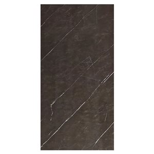Dundee Deco 6-in x 6-in Chocolate Brown PVC UV Marble-Look Wall Panel - Sample
