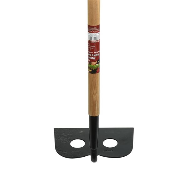 ProYard 48-in Handle 6-in Blade Forged Mortar Mixing Hoe with Wood Handle