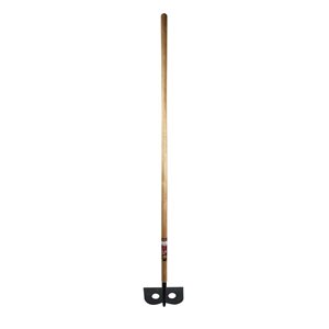 ProYard 48-in Handle 6-in Blade Forged Mortar Mixing Hoe with Wood Handle