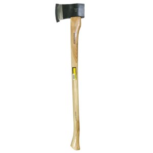 Hache de bûcheron ProYard à tête de 3,5 lb avec manche en noyer 36 po
