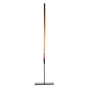 ProYard 54-in 14-Tine Forged Asphalt/Tar Rake with Wood Handle