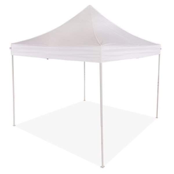 Impact Canopies Canada Evento 10 x 10-ft Steel Pop-Up Canopy Tent - White