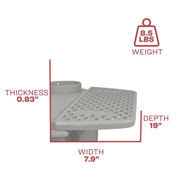 US Stove Company US1261DST Cast Iron Wood Stove Side Tables