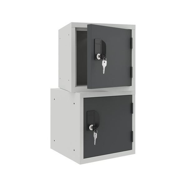 Ceha Canada 1-Compartment 12-in W Grey Cube Locker w/ Grey Door