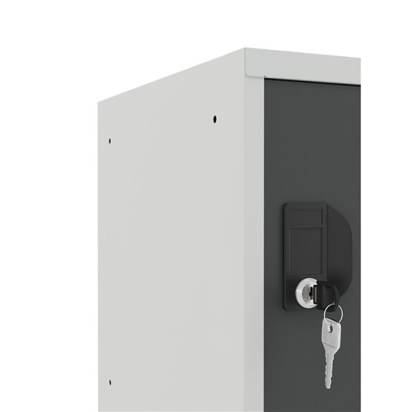 Ceha Canada 1-Compartment 15-in W Grey Cube Locker w/ Grey Door