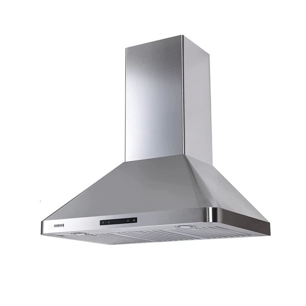 Roxon Stainless Steel Wall Mount Range Hood RXN-W12BSA-30 900CFM 30-in