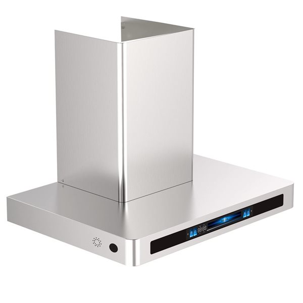 Roxon Stainless Steel Wall Mount Range Hood RXN-W64VC-30 900CFM 30-in w/ Voice/Touchless Control