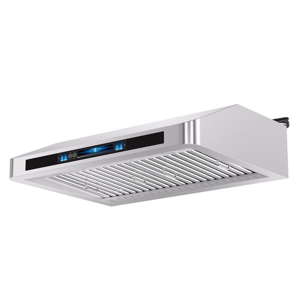 Roxon Stainless Steel Under Cabinet Range Hood RXN-U62VC-30 860CFM 30-in w/ Hand Gesture and Voice Control