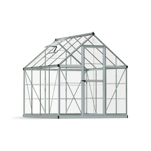 Canopia by Palram Harmony 6 x 8-ft Greenhouse Kit - Silver