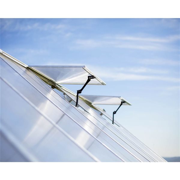 Canopia by Palram Balance Hybrid 10 x 24-ft Greenhouse Kit - Silver