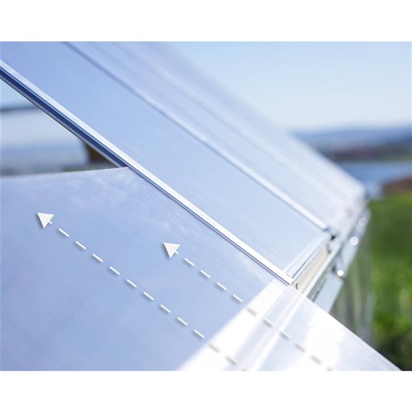 Canopia by Palram Balance Hybrid 10 x 20-ft Greenhouse Kit - Silver