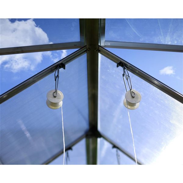 Canopia by Palram Balance Hybrid 10 x 20-ft Greenhouse Kit - Silver