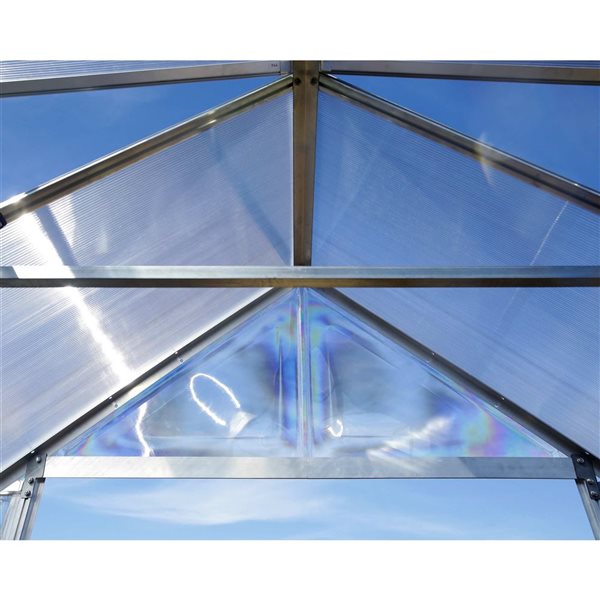 Canopia by Palram Balance Hybrid 10 x 20-ft Greenhouse Kit - Silver