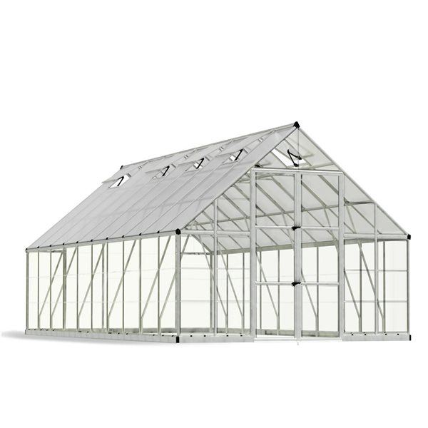 Canopia by Palram Balance Hybrid 10 x 20-ft Greenhouse Kit - Silver