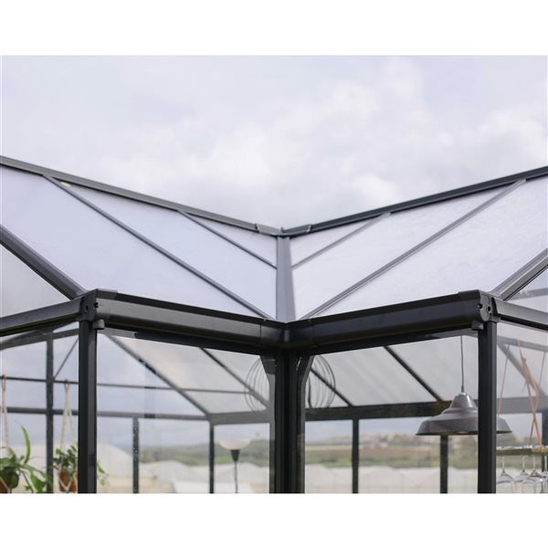 Canopia by Palram Triomphe Garden Chalet Solarium / Greenhouse - Black