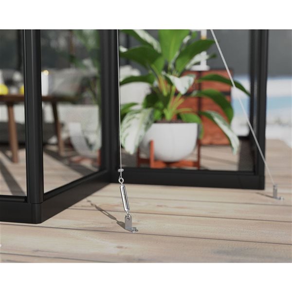 Canopia by Palram Triomphe Garden Chalet Solarium / Greenhouse - Black