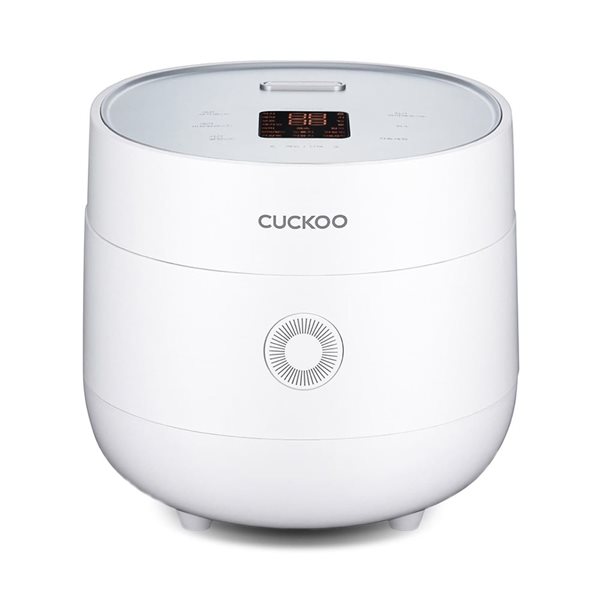 CUCKOO 3 Cup Uncooked White Programmable Rice Cooker w/ Nonstick Inner Pot and 10 Menu Modes