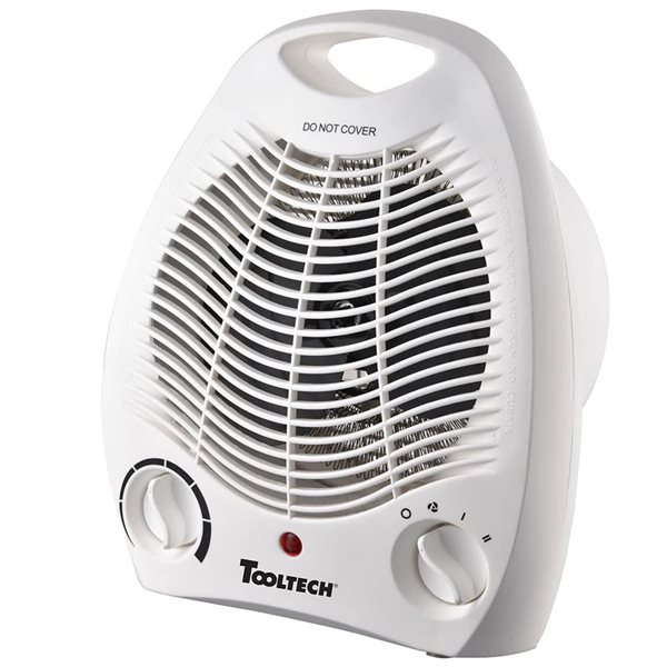 Tooltech 750-1500 W Ceramic Compact Personal Indoor Plastic Fan Electric Space Heater