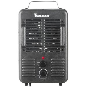 Chaufferette Milhouse Tooltech 5000 BTU 1300-1500W 120V 60Hz céramique compacte pour utilisation personnelle intérieur