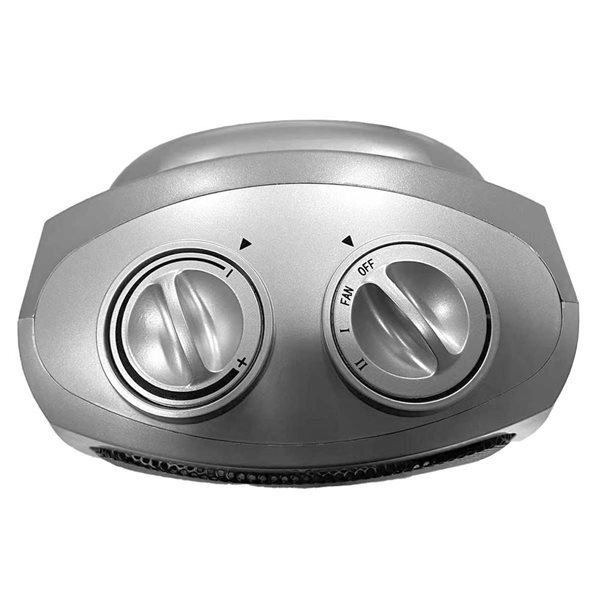 Tooltech 750-1500 W Ceramic Compact Personal Indoor Electric Space Heater w/ Thermostat 120V 60Hz