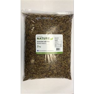 Nourriture pour oiseaux Choix Nature à base d'insectes séchés, 2 kg