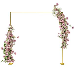 Outsunny Steel Ceremonial Wedding Arch - Gold