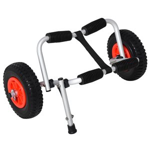 Soozier Kayak Cart Dolly w/ Flat-Free Wheels and Aluminum Frame