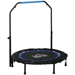 Soozier 40-in Folding Fitness Trampoline for Adult w/ Handle - Blue