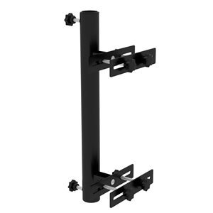 Outsunny 5.5 W x 8.3 L x 22.8-in H Black Steel Umbrella Holder for Balcony Railings