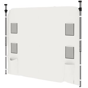 Outsunny 10 x 10-ft White Pop Up Canopy Sidewall