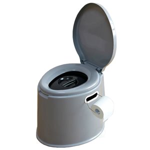 PLAYBERG Portable Travel Toilet w/ Pop-Up Tent for Camping and Hiking