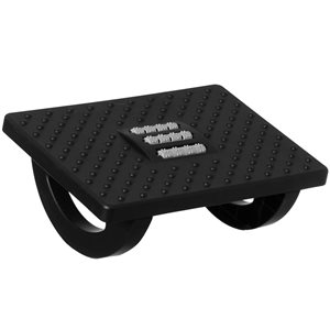 Basicwise Rocking Massager Footrest w/ Soothing Massage Points and Rollers