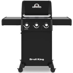 Broil King Crown 310 Natural Gas  Grill with Flav-R-Wave Cooking System - Black