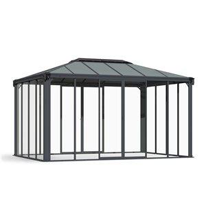 Gazebo de jardin fermé Ledro 10 x 14 pi de Canopia by Palram