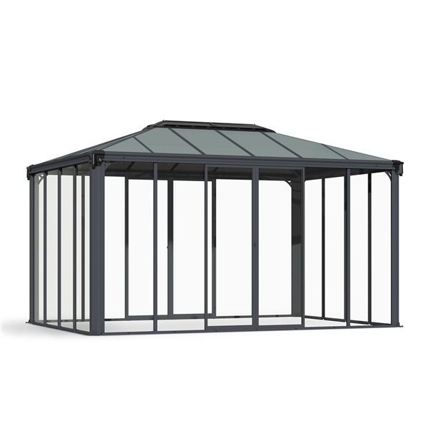 Canopia by Palram Ledro 10 x 14-ft Enclosed Garden Gazebo