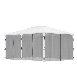 Ensemble de moustiquaires Canopia by Palram pour pavillon Martinique 12 x 16 pi / Milano 10 x 14 pi