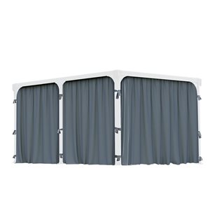 Ensemble de rideaux pour gazebo Canopia by Palram pour Martinique 12 x 16 pi / Milano 10 x 14 pi