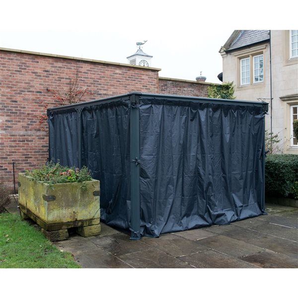 Ensemble de rideaux pour gazebo Canopia by Palram pour Martinique 12 x 16 pi / Milano 10 x 14 pi